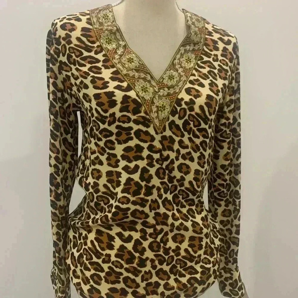 Leopard print silk dress - Picture 7 of 14